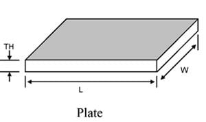 Piezoceramic plate