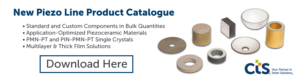 New piezo product catalogue from CTS Corporation