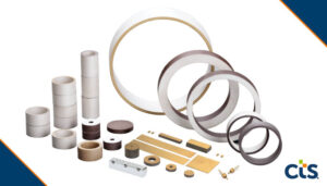 Selection of CTS Denmark piezoelectric components
